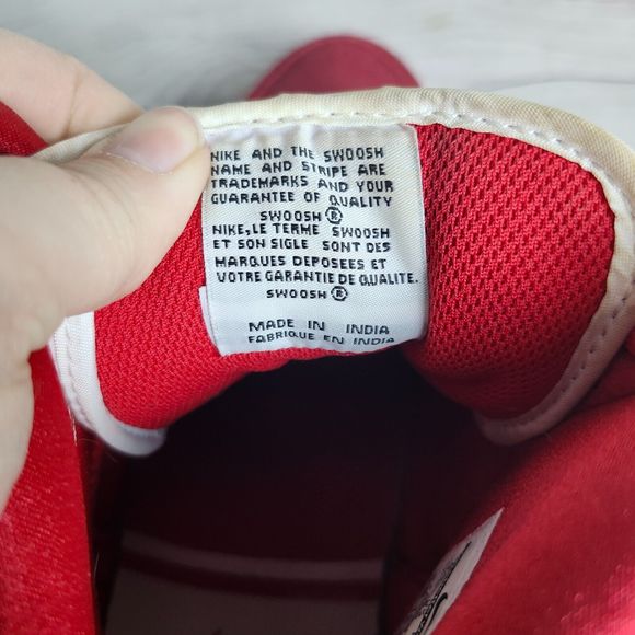 Nike Court Force SP Fragment Design GOODENOUGH Mens Sneakers Red White Size 9.5 - Picture 11 of 14